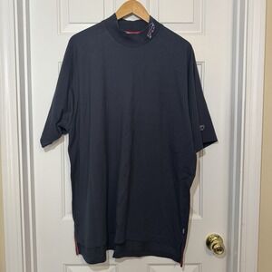 Reebok Buffalo Bills Mock Neck Short Sleeve Shirt Men's Size XL NFL